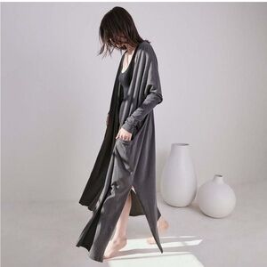 Lunya Charcoal Gray Robe